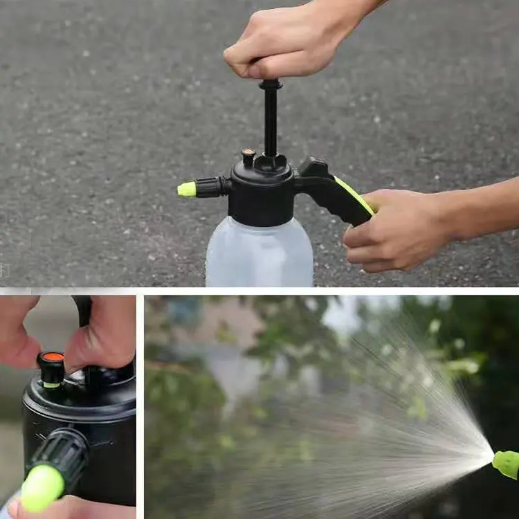 2L Leak Proof Plastic Hand Pressure Sprayer Supply Garden Spray Bottle