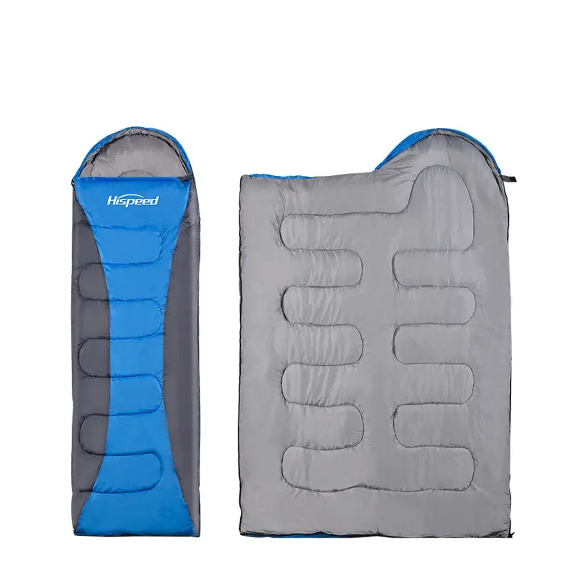 HISPEED  40 Sleeping Bag  10 Degrees Envelope 2.2m Ultra Light Compact Sleeping Bags for Hiking