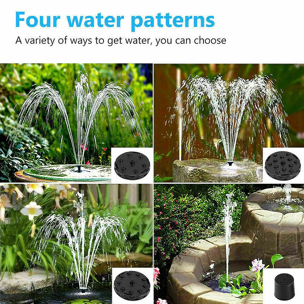 Solar Panel Power Water Feature Plant Pump Garden Pool Pond Aquarium Fountain Uk