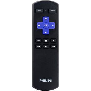 Philips Roku Replacement TV Remote Control in Black SRP6120R27