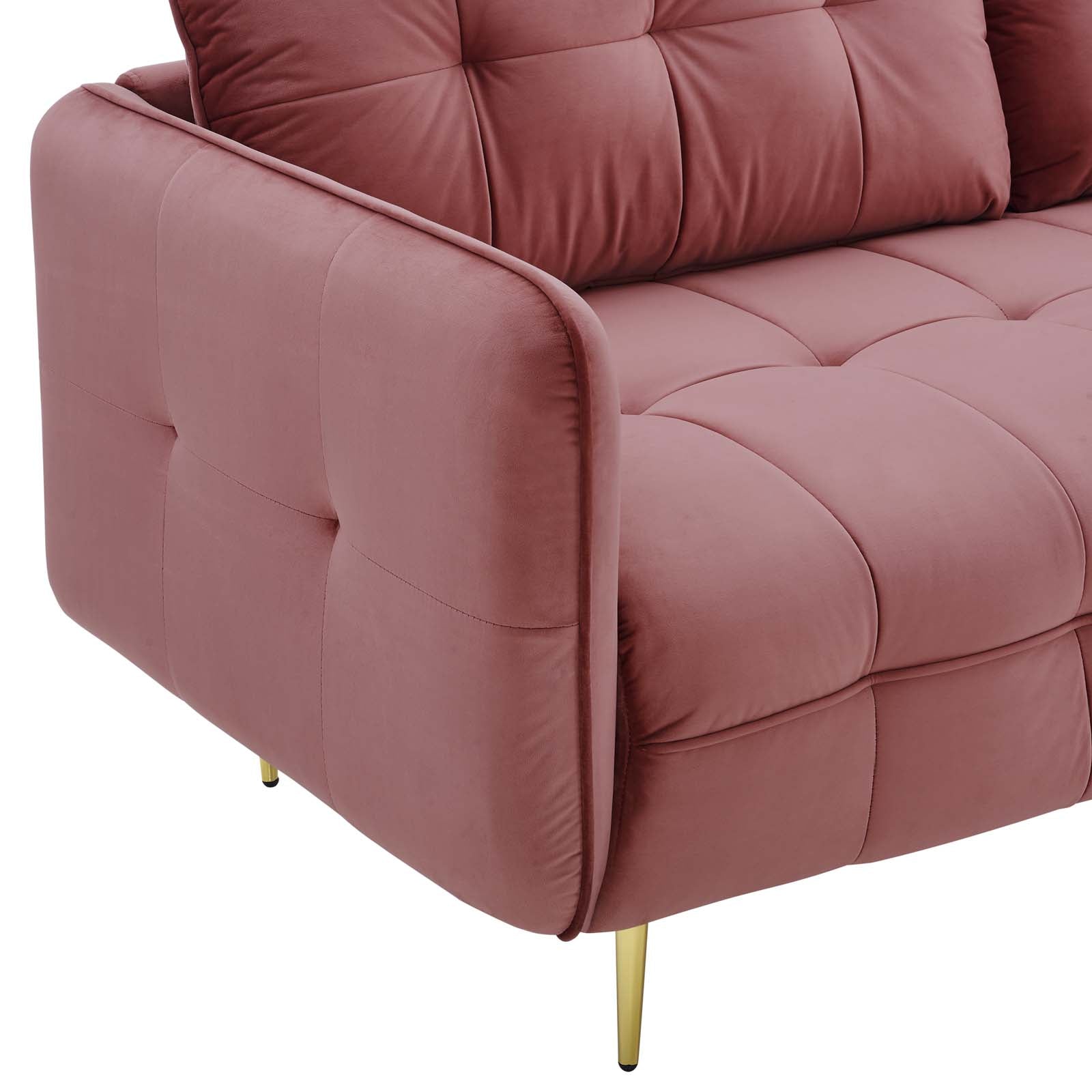 Cameron Tufted Performance Velvet Sofa-EEI-4450