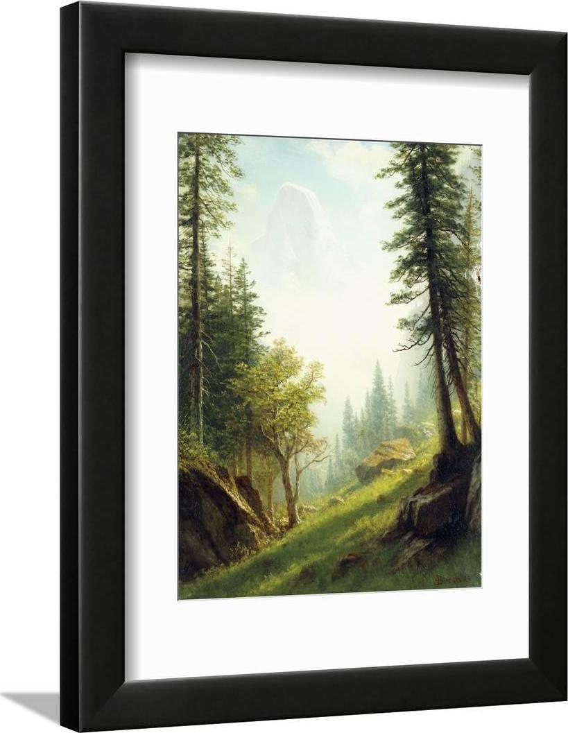 Among the Bernese Alps Framed Print Wall Art by Albert Bierstadt Sold by Art.Com