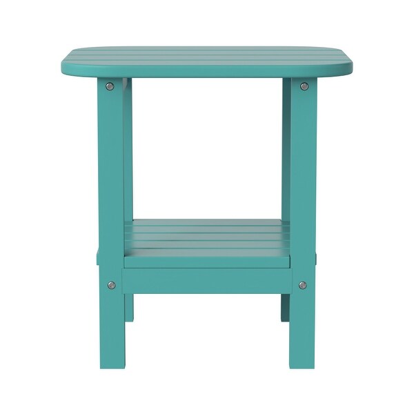 Commercial Grade AllWeather Adirondack Style Patio Side Table