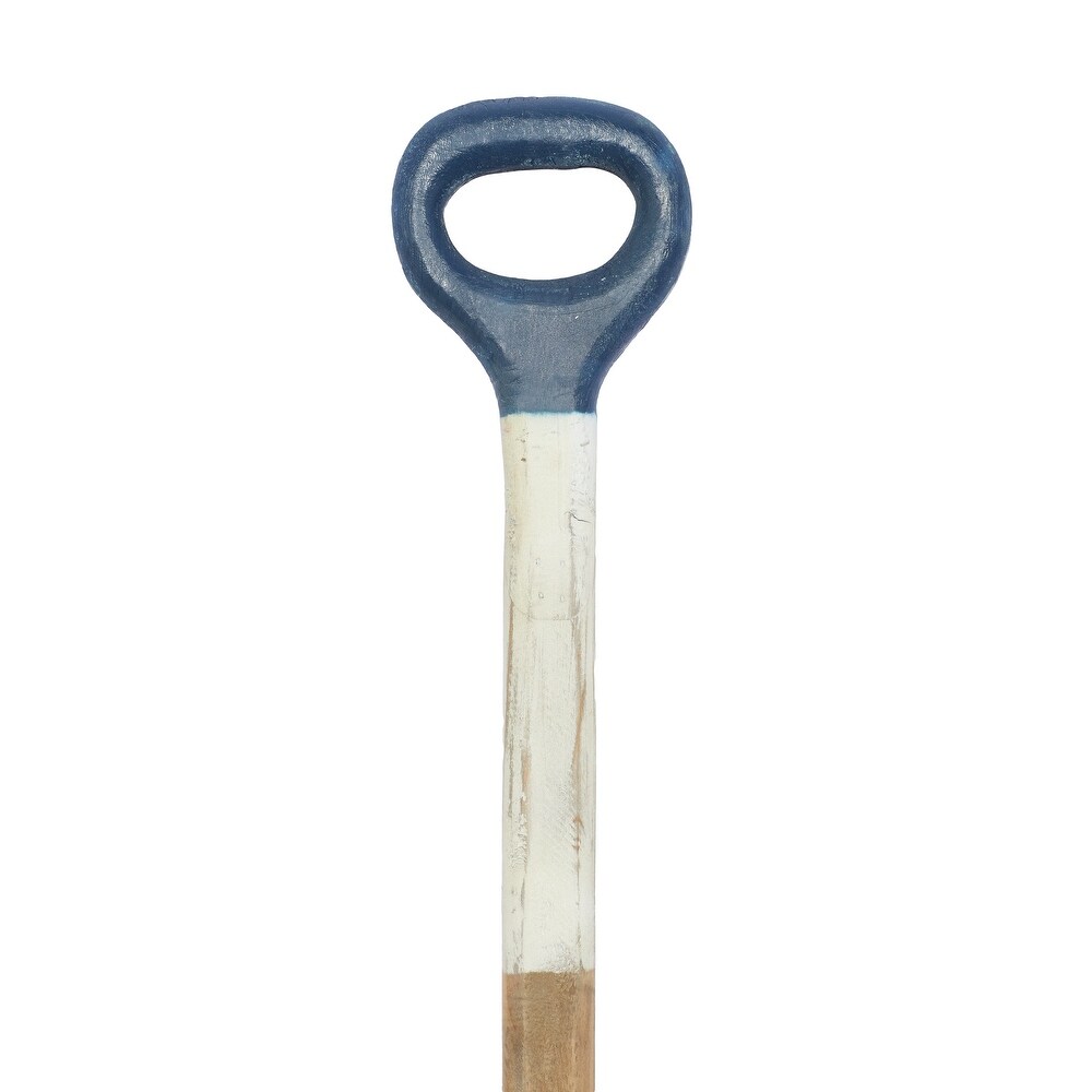 Multi Colored Wooden Novelty Canoe Oar Paddle Wall Decor with Arrow and Stripe Patterns   6 x 1 x 41