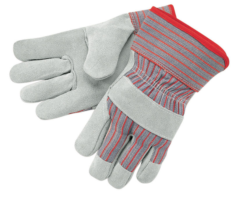 Safety Works Unisex Palm Gloves Gray L 6 pair