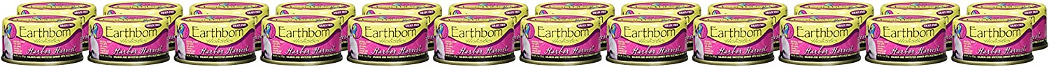 Earthborn Holistic Harbor Harvest Grain Free Canned Cat Food 3-oz case of 24