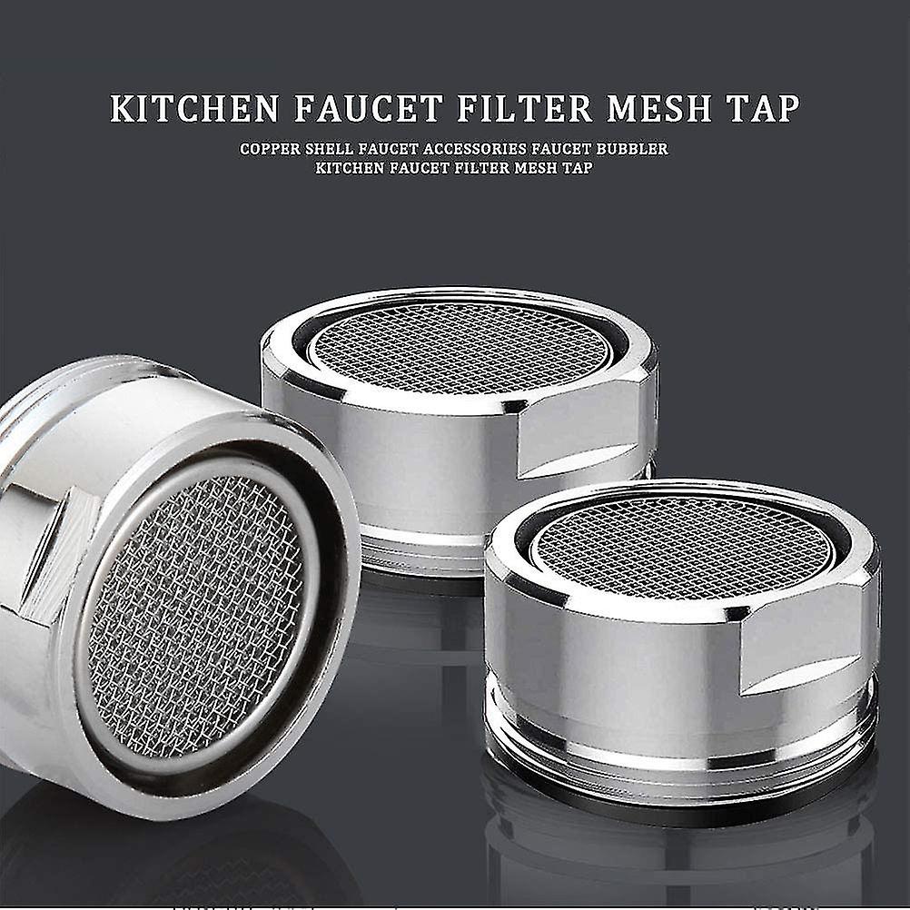 Piece Aerator M24， Tap Sieve External Thread Aerator Insert Faucet Filter Aerator For Faucets With Stainless Steel And Abs Filter