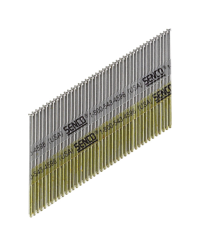 Senco 2 in. 15 Ga. Angled Strip Galvanized Finish Nails 34 deg 4000 pk