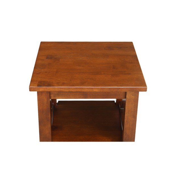 Hampton Accent Table With Shelves International Concepts