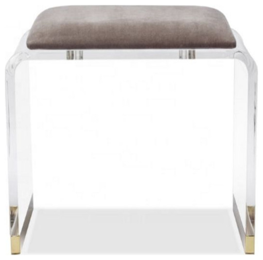 Ambrosio Stool   Contemporary   Footstools And Ottomans   by HomeCraftDecor  Houzz