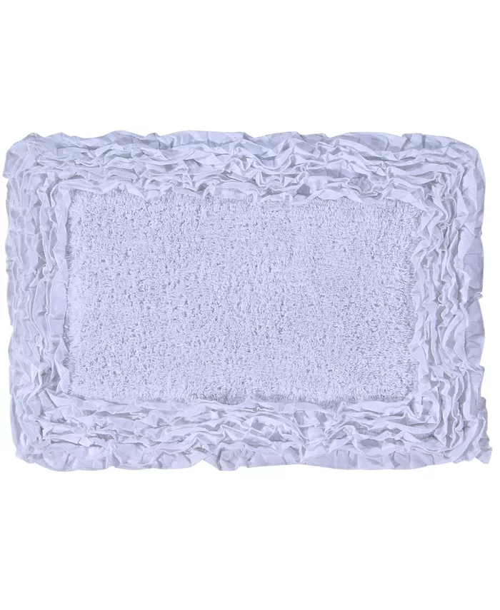 Better Trends Ruffle Bath Rug 24 x 40