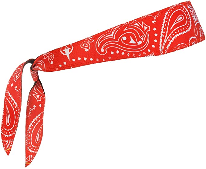 Halo I Tie Headband - Paisley Red