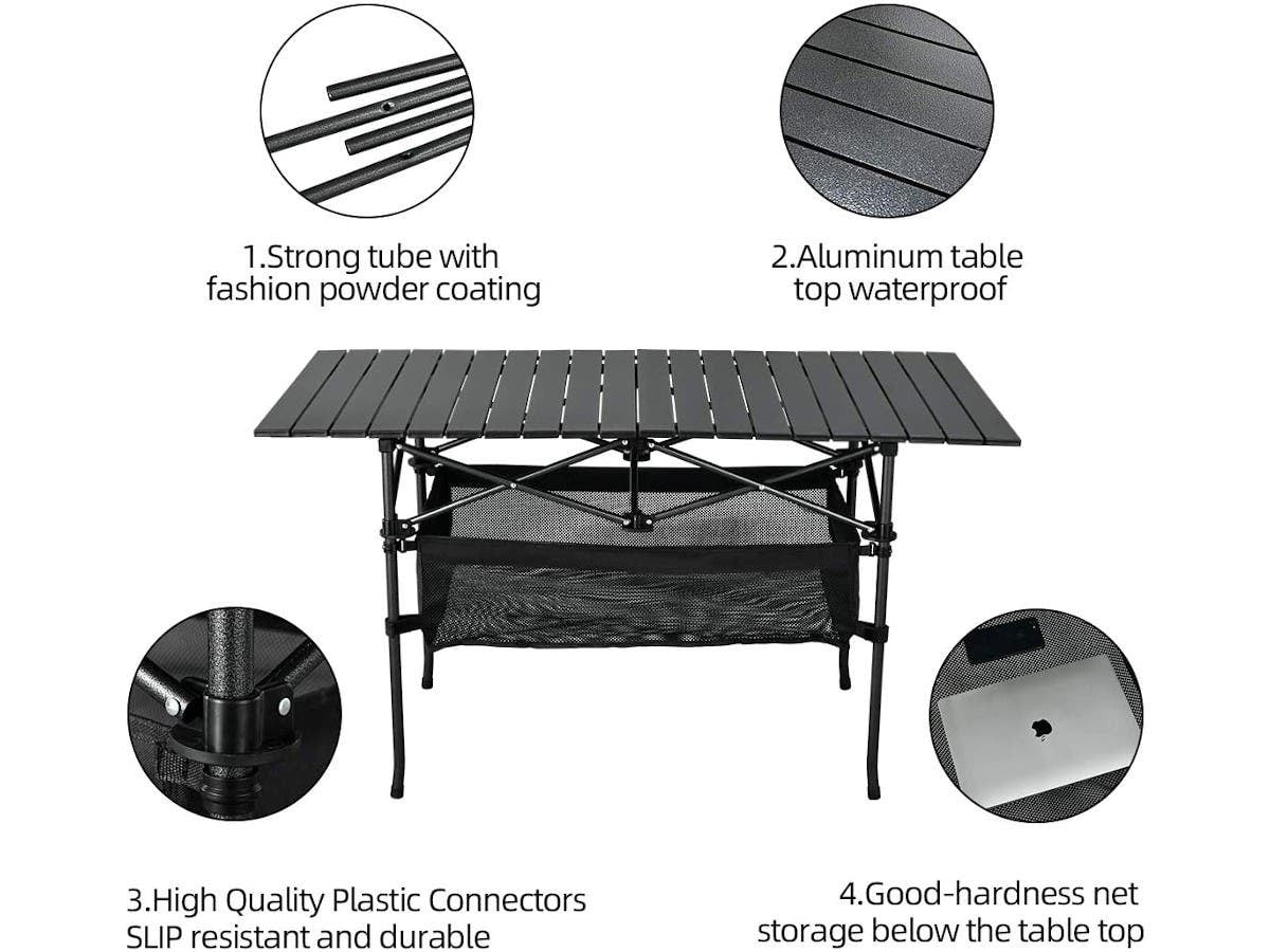 MPM Models Camping Table, Black