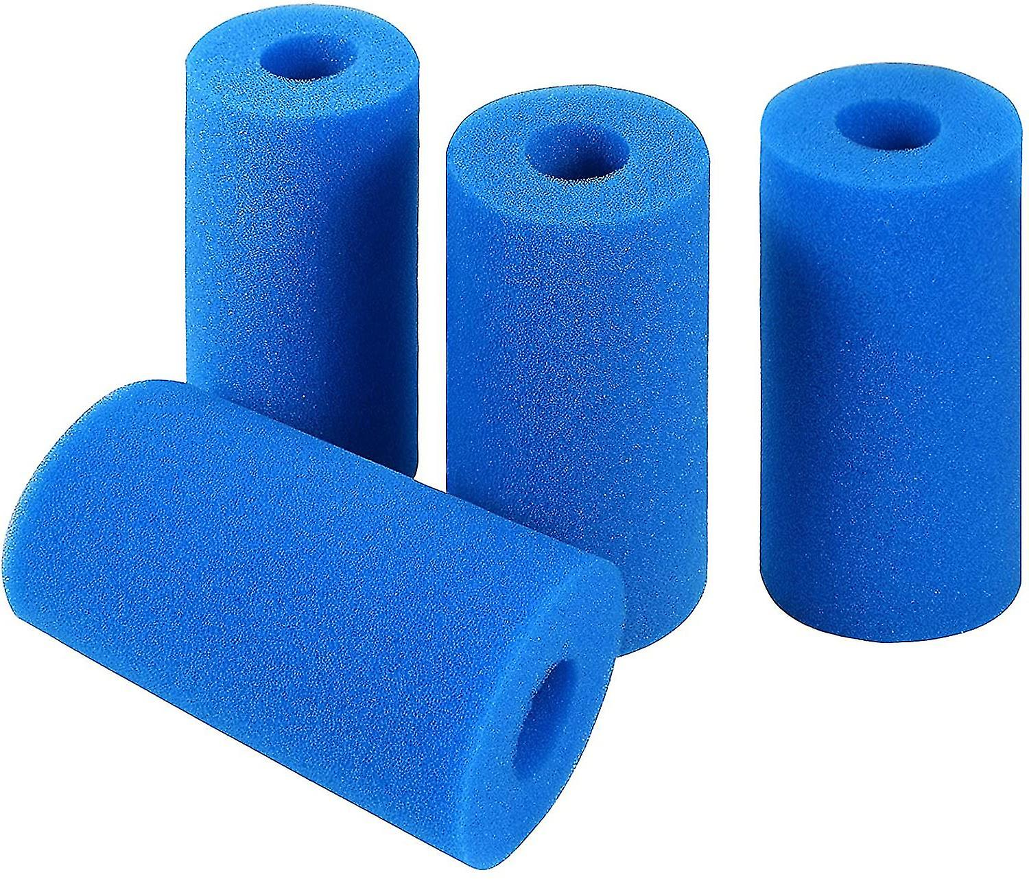 4 Pieces Swimming Pool Filter， Swimming Pool Filter Foam Sponge， Foam Pool Filter， Filter Sponge， Swimming Pool Filter Reusable Washable Pool Filter F