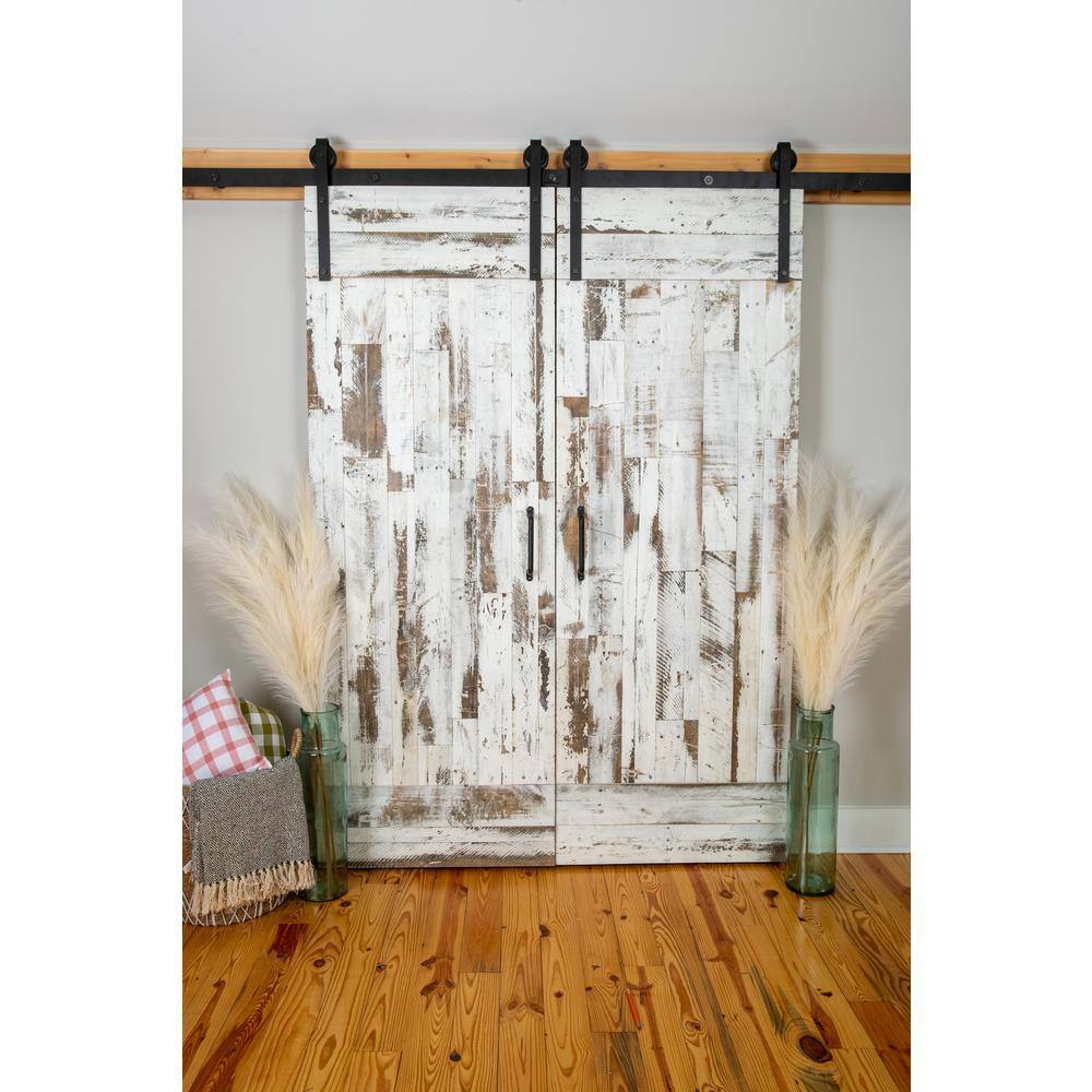 BARNLINE 516 in. x 3 in. x Varying Length Whitewashed Barn Wood Planks (10 sq. ft.) 510697