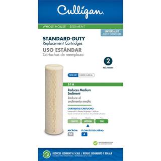 Culligan Universal 20-Micron Pleated Sediment Replacement Cartridge Water Filtration System S1-A