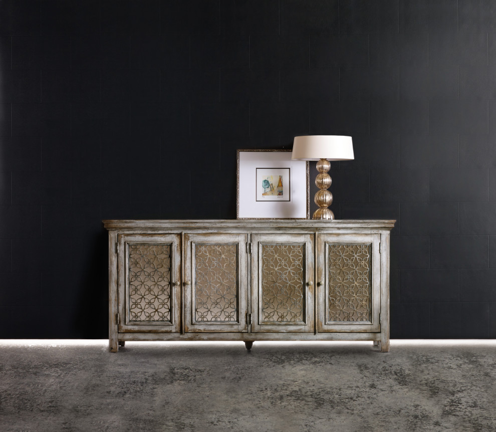 Melange Dorian Credenza   Farmhouse   Entertainment Centers And Tv Stands   by Buildcom  Houzz