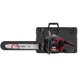 Troy-Bilt XP 18 in. 42cc 2-Cycle Lightweight Gas Chainsaw with Adjustable Automatic Chain Oiler and Heavy-Duty Carry Case TB4218C XP