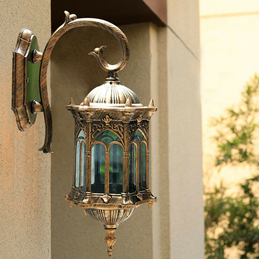 TFCFL Retro Outdoor Exterior Wall Lantern Lamp Light Fixture Sconce Porch Light