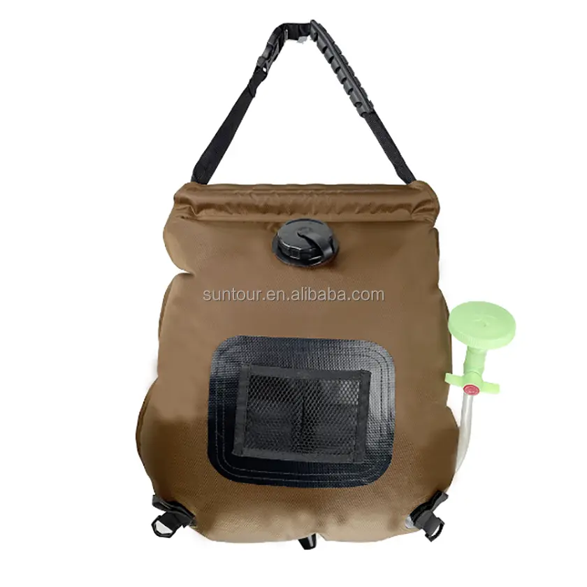 20L PVC Hiking Outdoor Travel Shower Bag  Water Storage Bag Storage Bath Water Bag Camping Shower