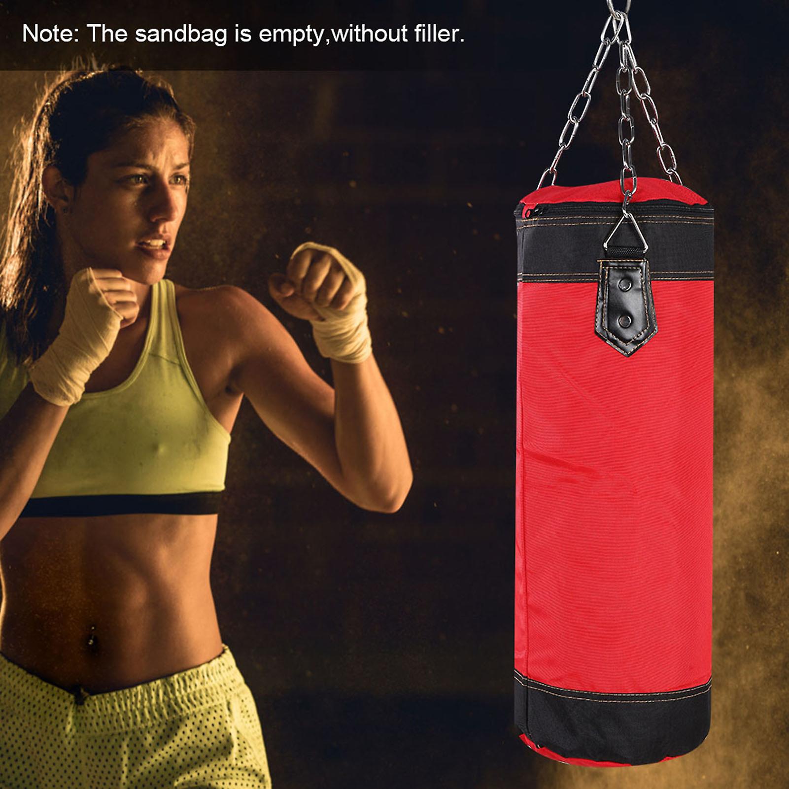 7+1 Empty Training Boxing Hook Kick Sandbag Fight Karate Punch Punching Sand Bag Gloves