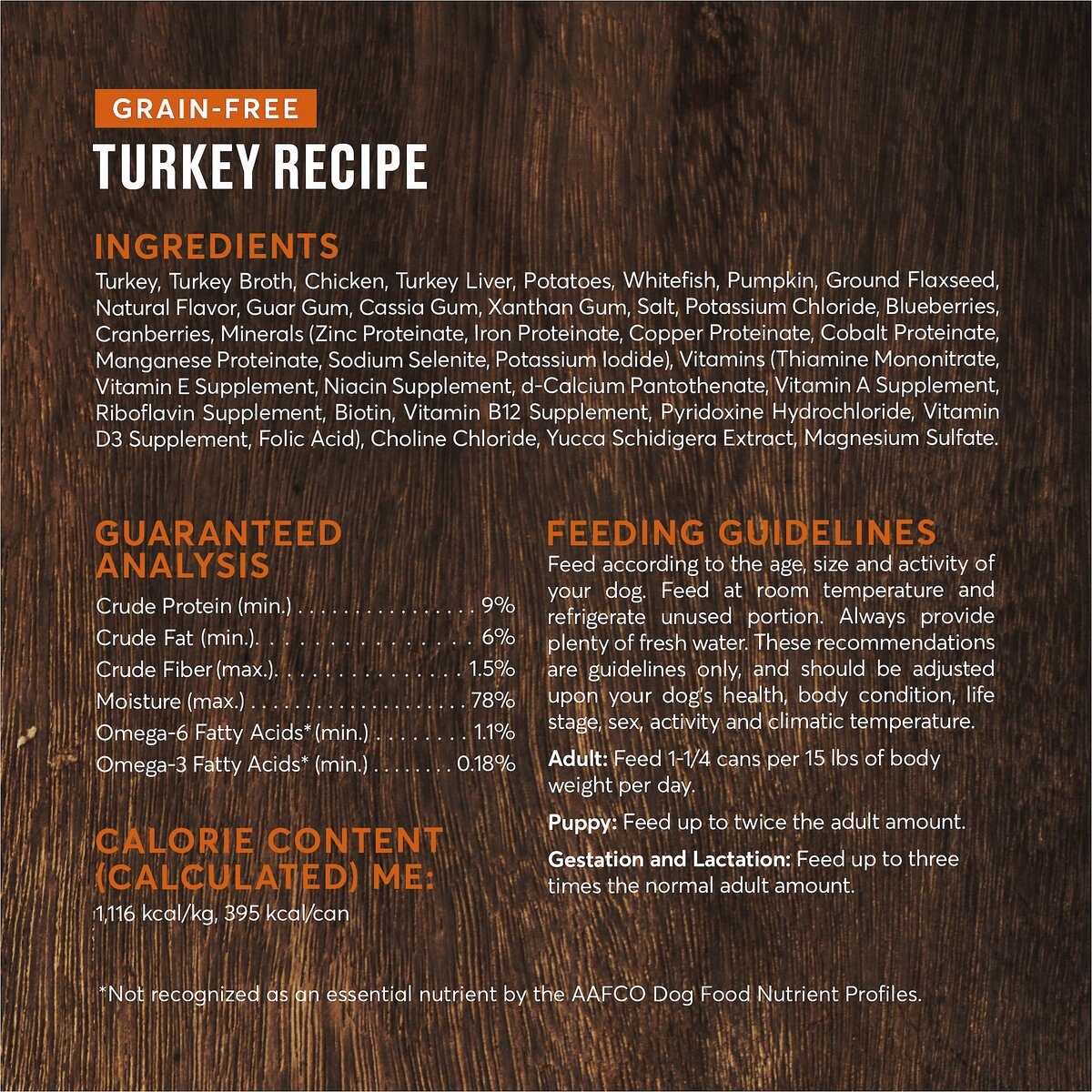 American Journey Turkey Recipe Grain-Free Canned Dog Food， 12.5-oz