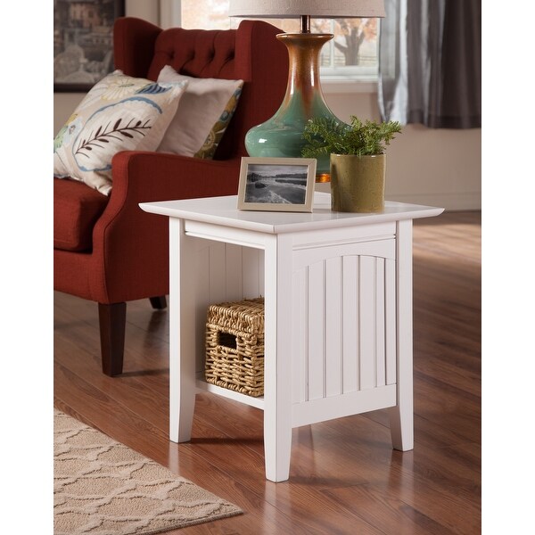 Nantucket Solid Wood End Table Set of 2