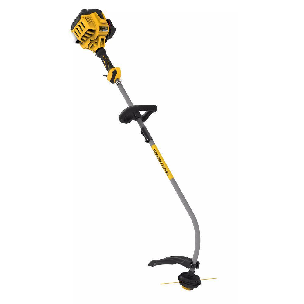 DW 27 cc 2-Stroke Gas Curved Shaft String Trimmer with Attachment Capability DXGST227CS