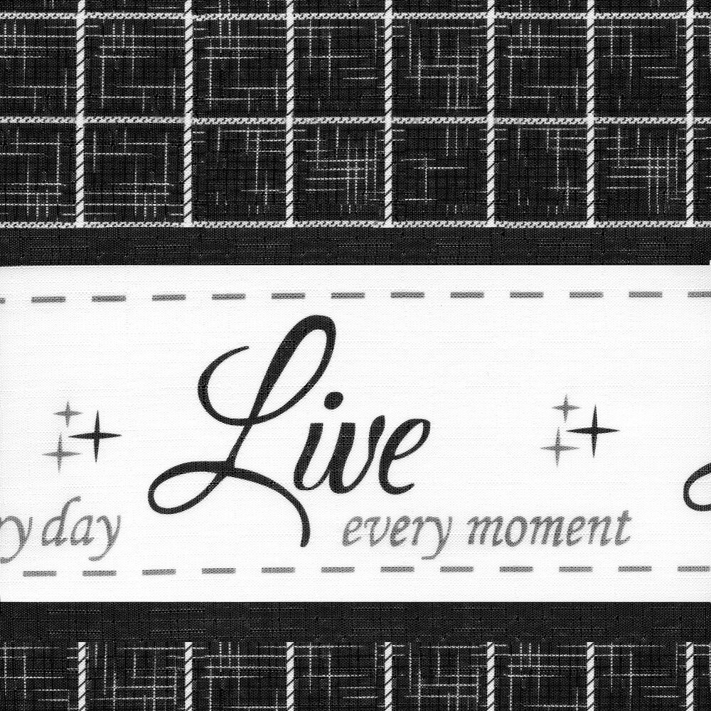 Live Laugh Love 3 Piece Kitchen Curtain Set  Tiers 58x36  Swag 58x14 Inches   58x36