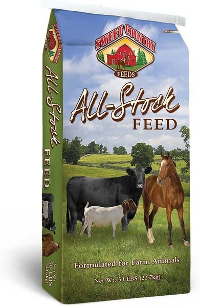 Sweet Country Feeds 16% All Stock Pellet Farm and Horse Feed， 50-lb bag