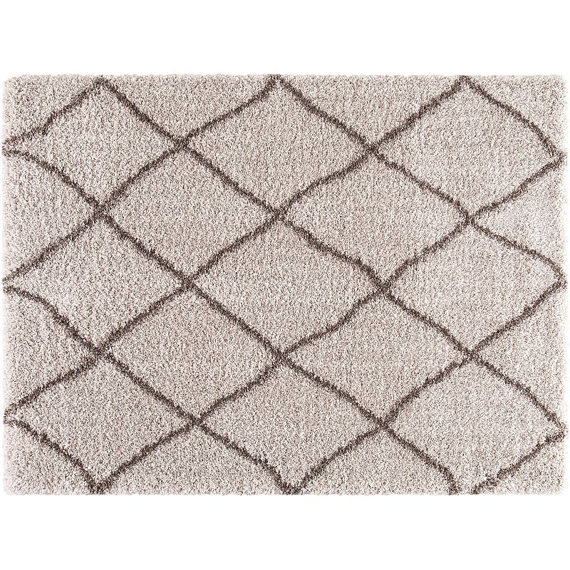 Concord Global Ocean Lattice Shag Rug