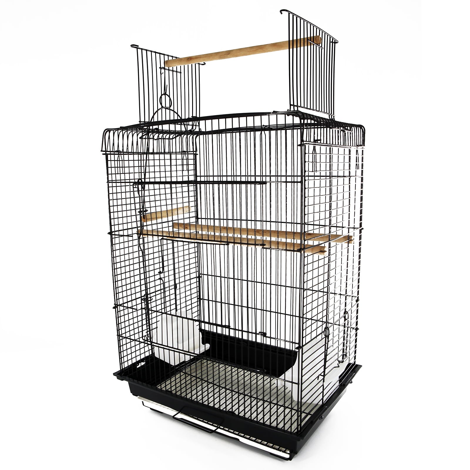 Pawhut Bird Cage， Black， 22