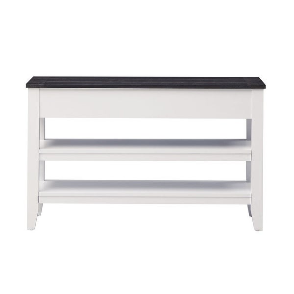 48'' Modern Console Table with 3 Drawers and 2 Shelves