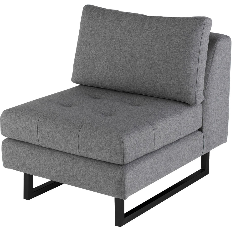 Nuevo Furniture Janis Seat Armless Sofa   Transitional   Armchairs And Accent Chairs   by Unlimited Furniture Group  Houzz