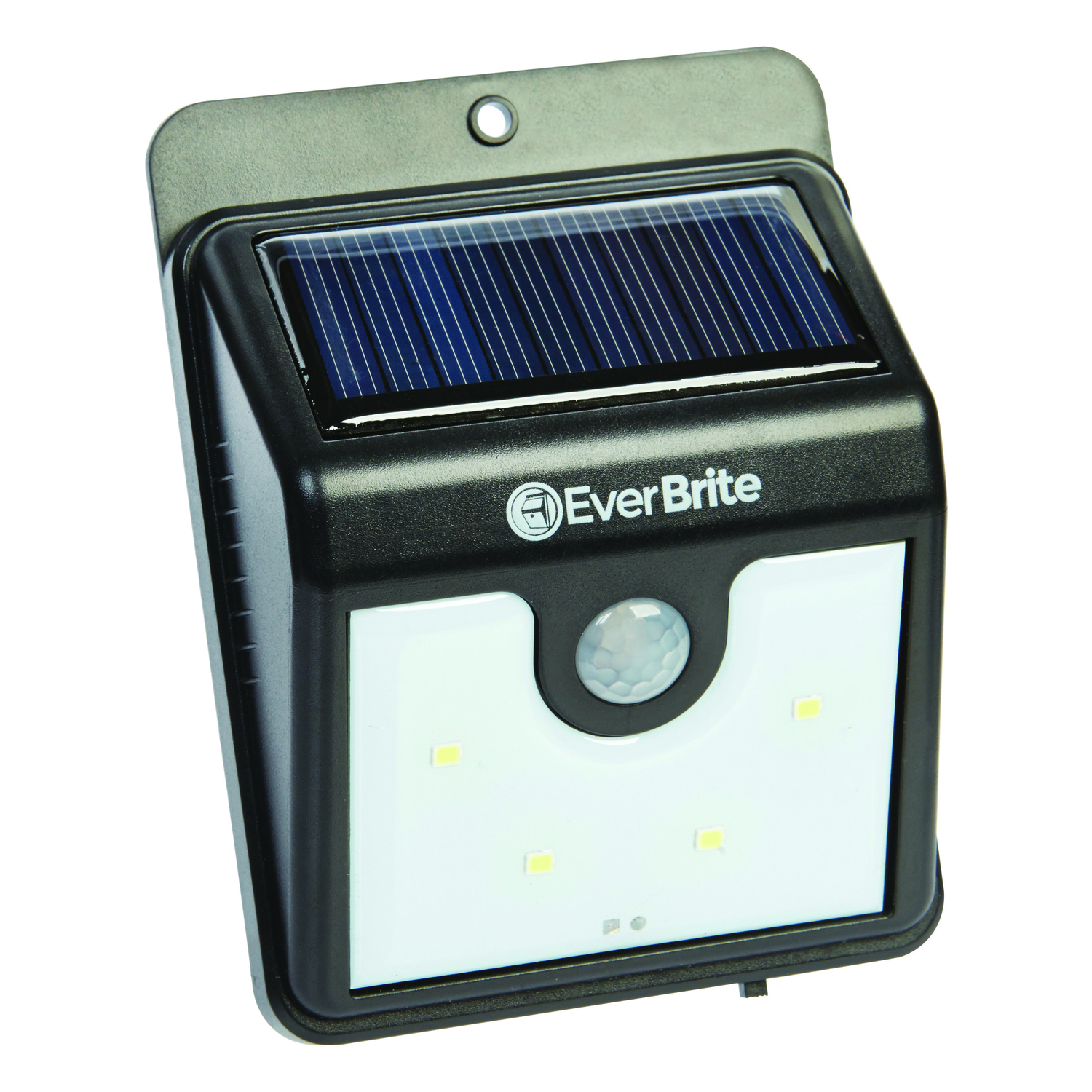 Ever Brite As Seen on TV Motion-Sensing Solar Powered LED Black Security Light