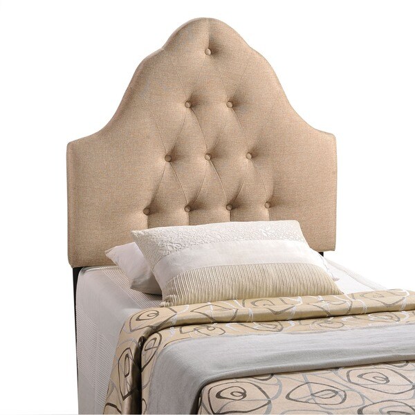 Sovereign Tufted Fabric Twin Headboard - - 9418906