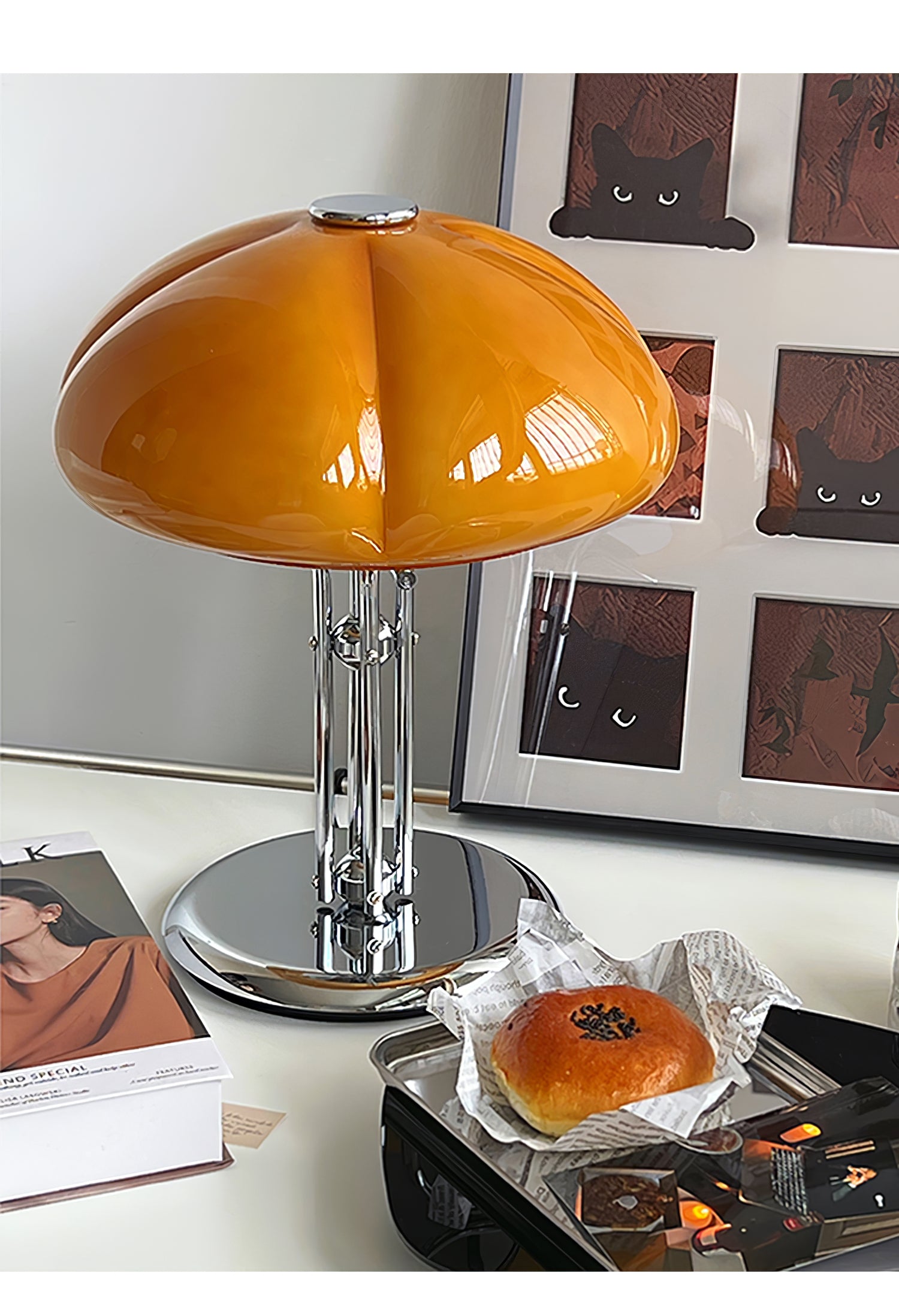 Mushroom Bauhaus Table Lamp