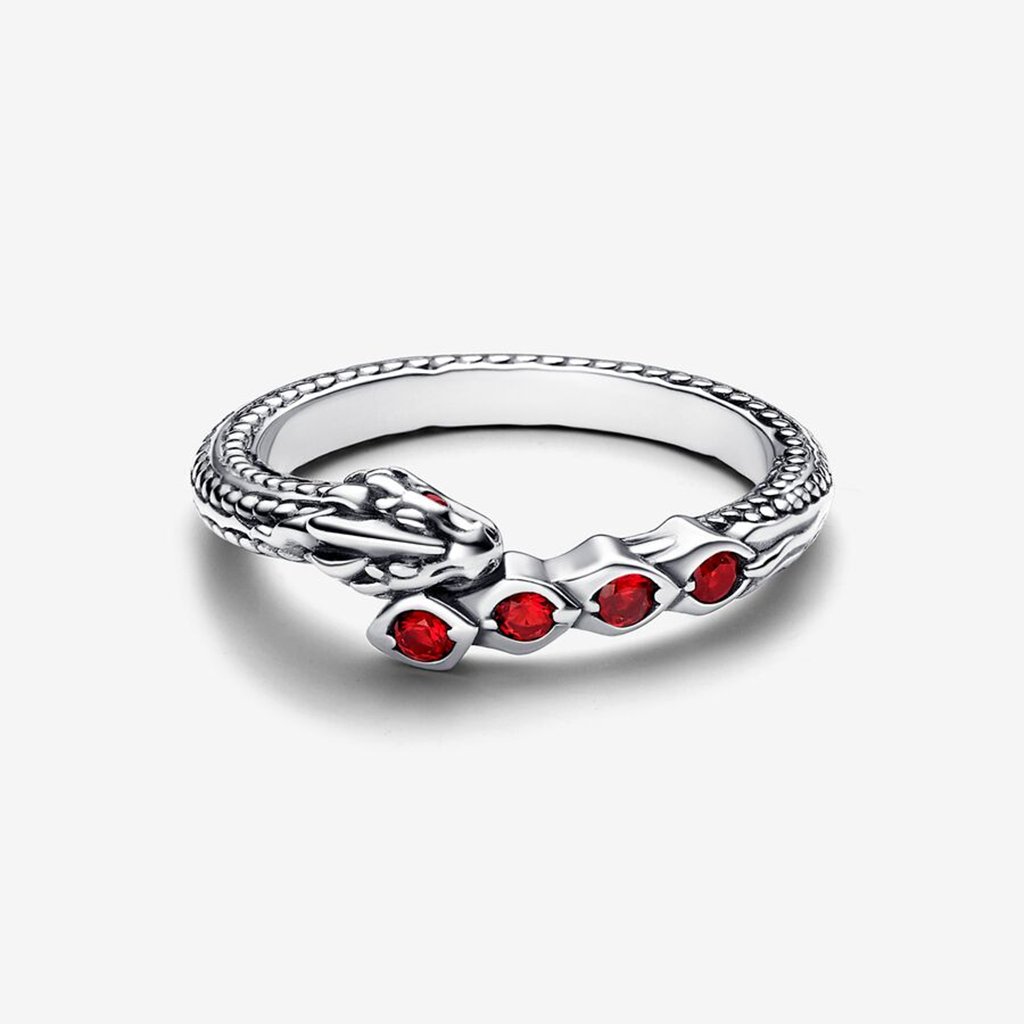 PANDORA  Game of Thrones Dragon Sparkling Ring in  Sterling silver