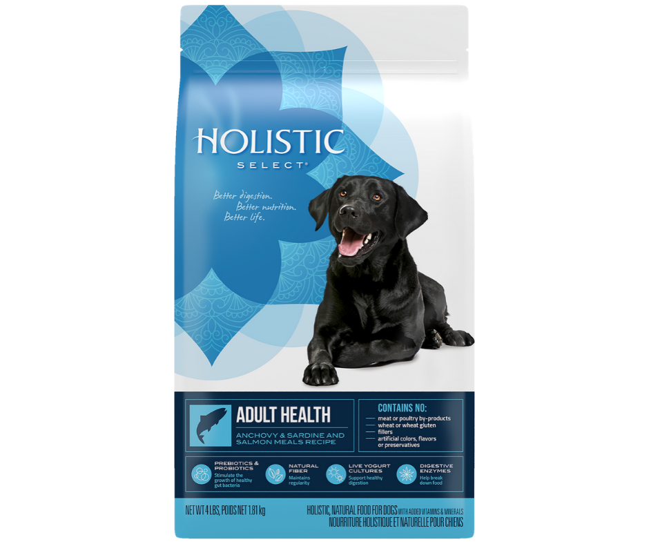 Holistic Select - All Breeds， Adult Dog Anchovy and Sardine And Salmon M