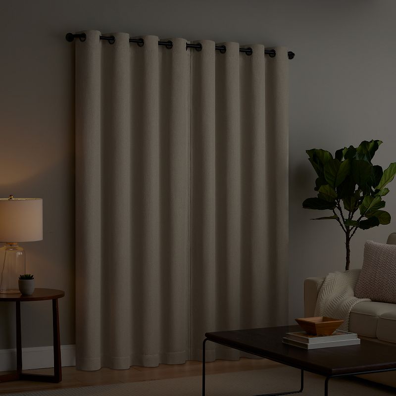 eclipse Magnitech 2-Pack Crawford Blackout Window Curtains