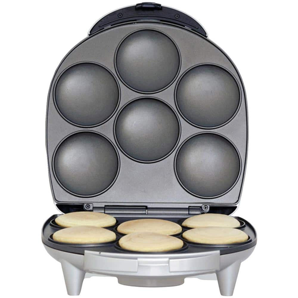 Brentwood Appliances Silver Nonstick Arepa Maker (6-Piece) AR-136