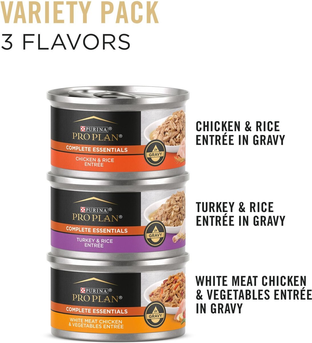 Purina Pro Plan Chicken and Turkey Favorites Variety Pack Canned Cat Food