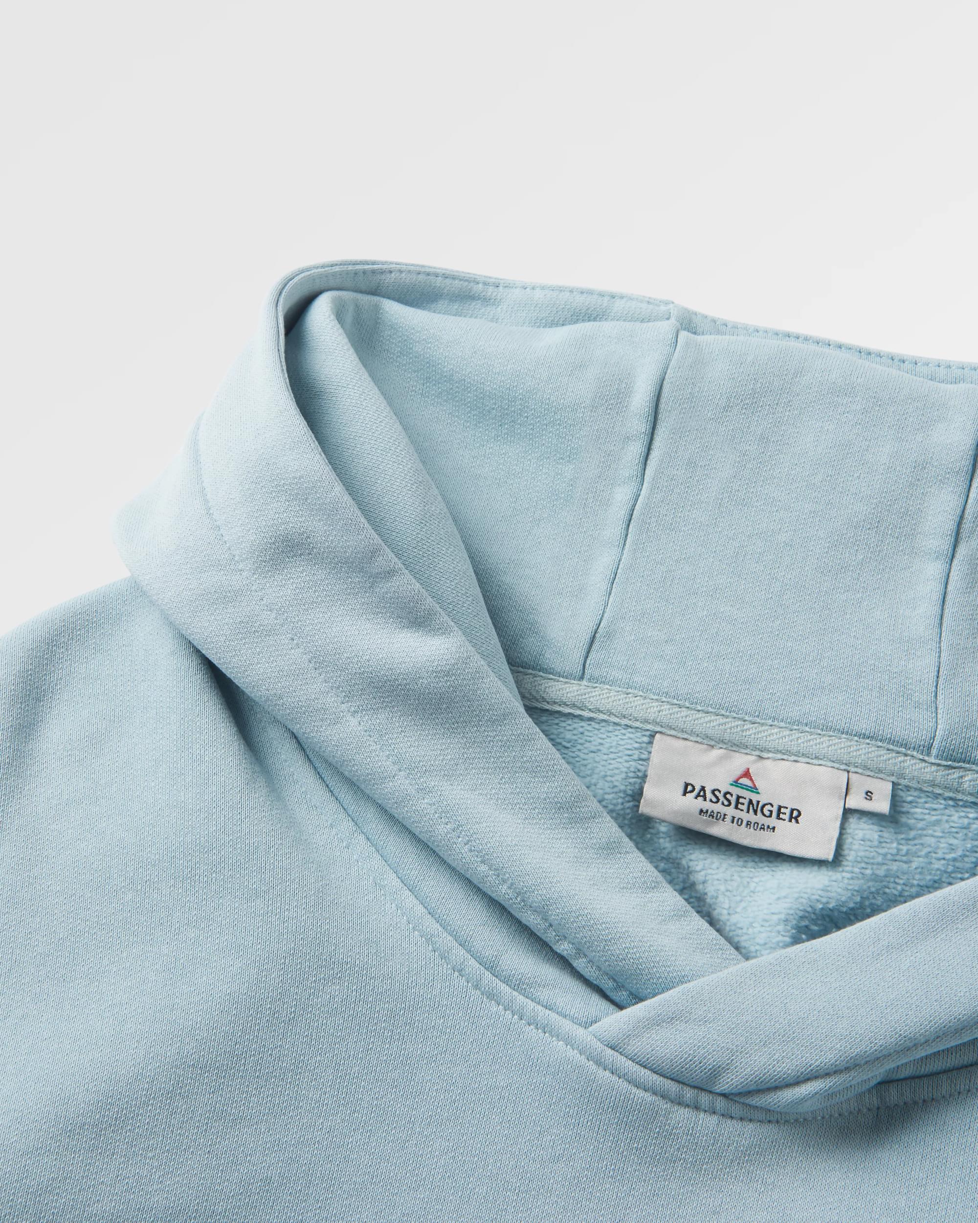 Outlook Recycled Cotton Hoodie - Blue Fog