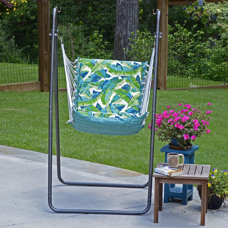 Algoma Hanging Soft Comfort Hammock Chair and Stand