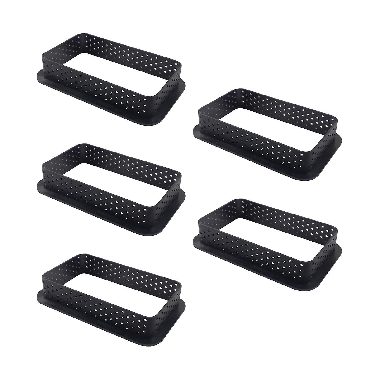 5x Perforated Cake Mold Cutter Bakeware Baking Dish For Pies Muffins Cookies D
