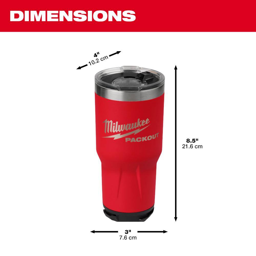 MW PACKOUT Red 30 oz. Tumbler 48-22-8393R