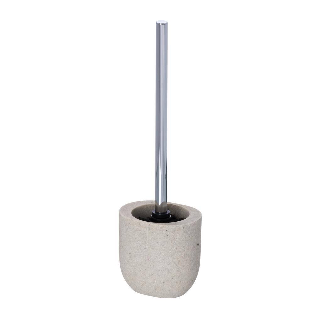 Wenko Puro 10'' Stainless Steel Handle Toilet Bowl Brush and Holder 20477100