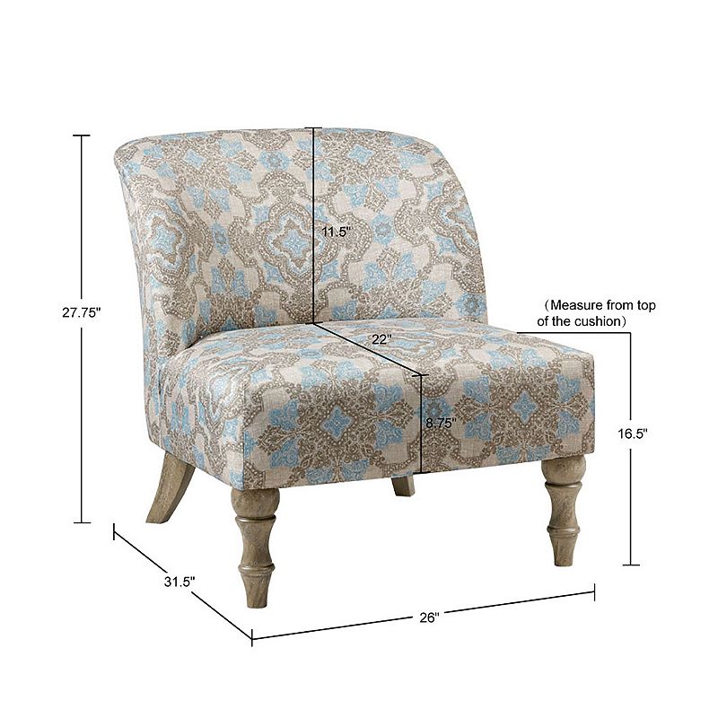 Martha Stewart Maribelle Upholstered Slipper Accent Chair