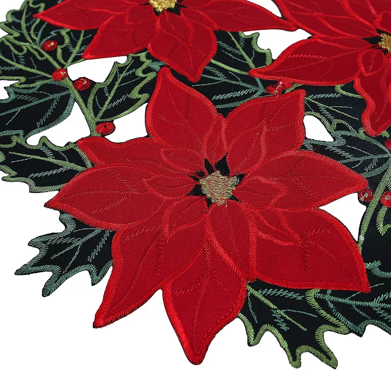 St. Nicholas Square? Poinsettia Cutout Placemat