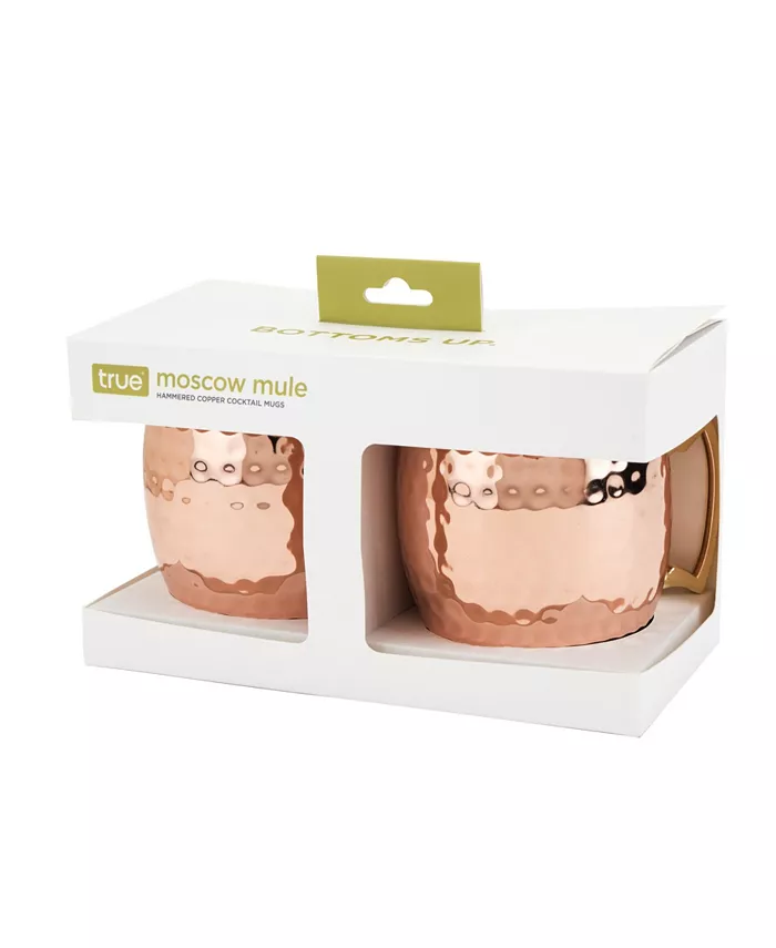 True Brands Hamme Moscow Mule Mugs 2 Piece 16 Oz